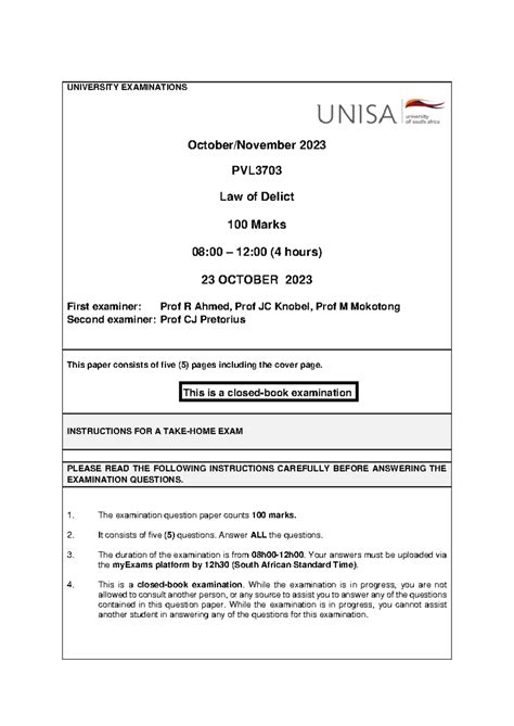 PVL3703 October 2023 EQP (pdf) .